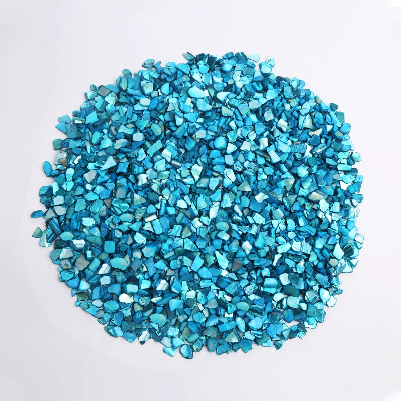 QICQDRAM Crushed Shells for Crafts 2 LBS(32OZ) Small Natural Crushed Shells Bulk  for Crafts DIY Beaching Wedding Decoration Vase Fillers - Image 3
